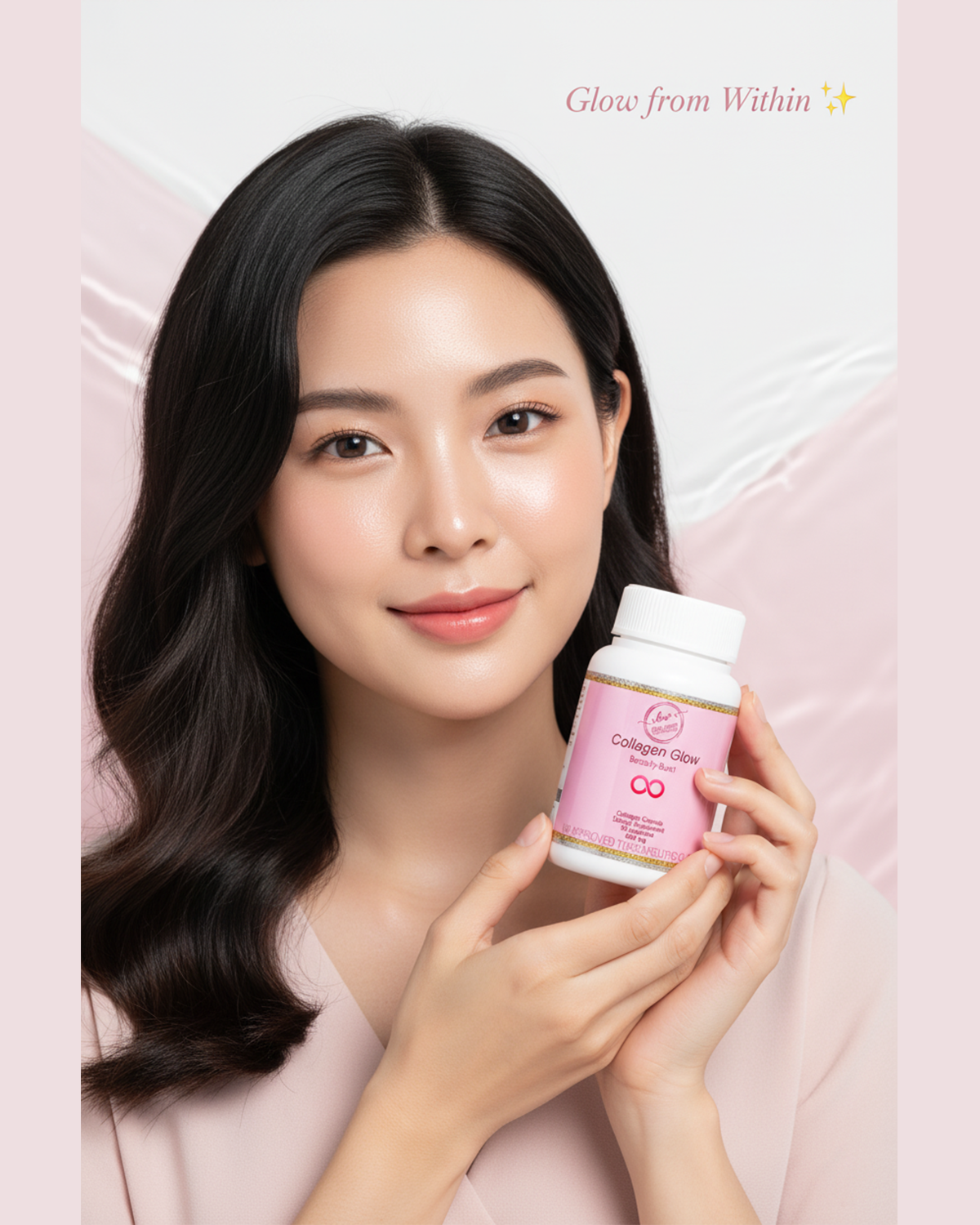 BEAUTY BURST Collagen Glow - Anti-Aging Brightening Skin Marine Collagen 30pcs Capsules