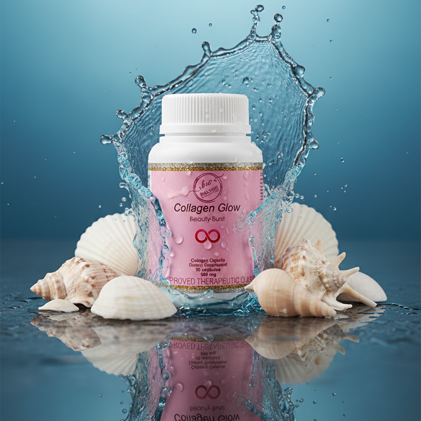 BEAUTY BURST Collagen Glow Capsules Anti-Aging Whitening Skin Marine Collagen 30pcs Capsules