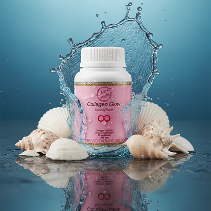 BEAUTY BURST Collagen Glow Capsules Anti-Aging Whitening Skin Marine Collagen 30pcs Capsules