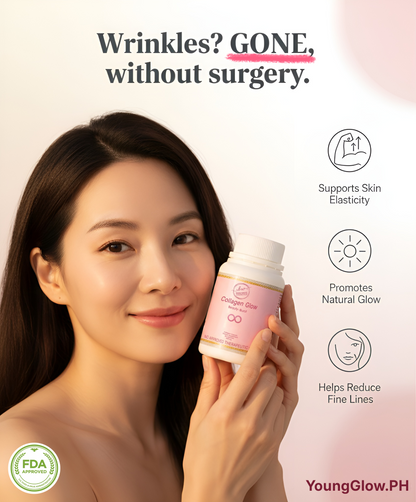 BEAUTY BURST Collagen Glow - Anti-Aging Brightening Skin Marine Collagen 30pcs Capsules